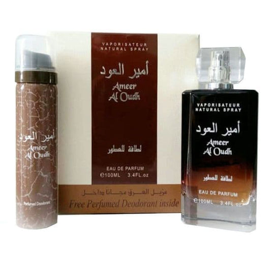 Ameer Al Oudh 100ml Eau De Parfum with Deodorant by Lattafa