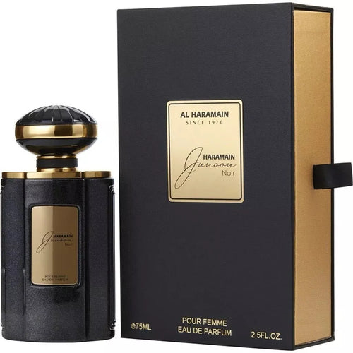 Al Haramain Junoon Noir Eau de Parfum Spray for Women 75ml Black